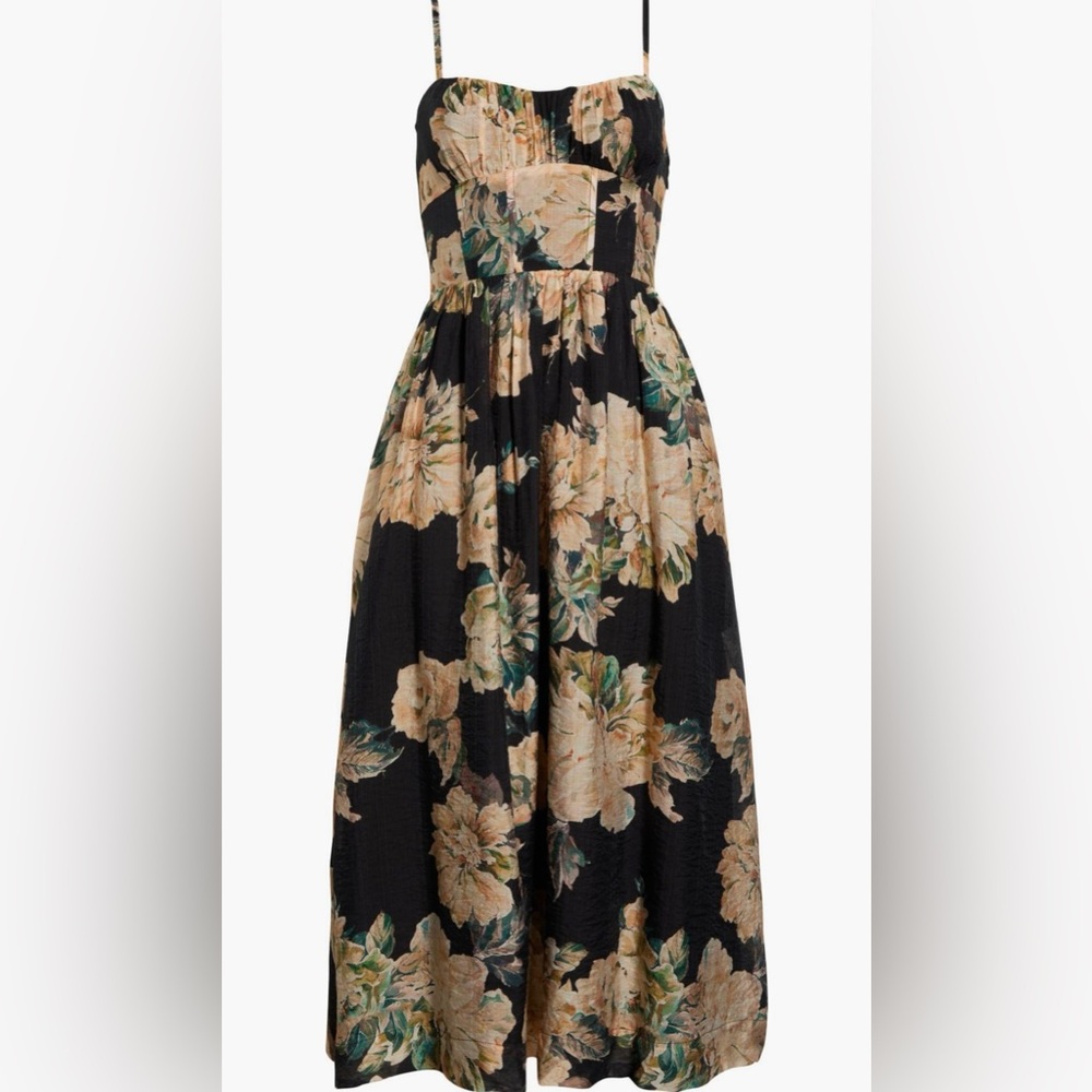 En Saison - Peregrine Floral Print Midi Dress 
Size Small - Worn once 
As is!